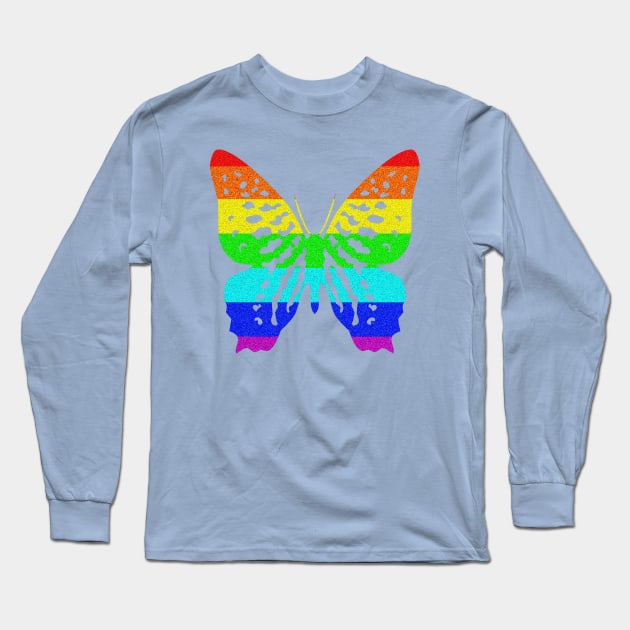 rainbow Long Sleeve T-Shirt by Villsam063